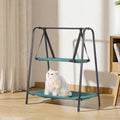Cat Hammock Window Bed Kitten Sunny Seat Hanging Mount Beds Cat Sofa Wall Pet Hanging Winter Dual-Layer Hammock Cat Climbing